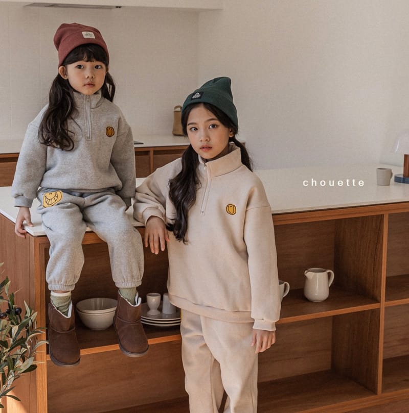 CHOUETTE - Korean Children Fashion - #Kfashion4kids - Smile Anorak Sweatshirt - 5
