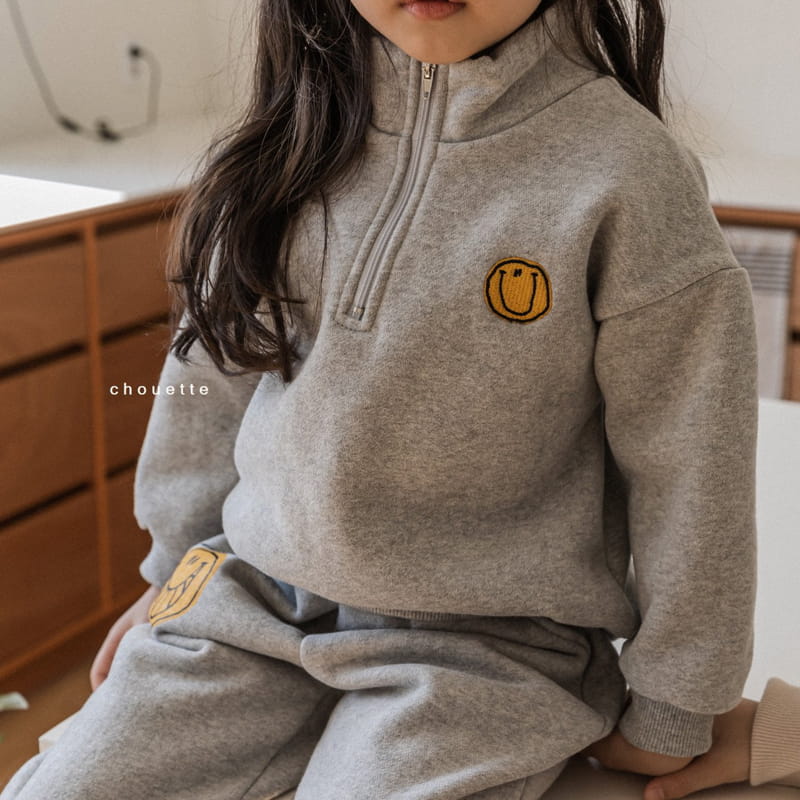 CHOUETTE - Korean Children Fashion - #Kfashion4kids - Smile Anorak Sweatshirt - 7