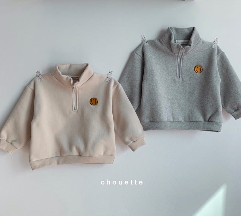 CHOUETTE - Korean Children Fashion - #Kfashion4kids - Smile Anorak Sweatshirt - 9