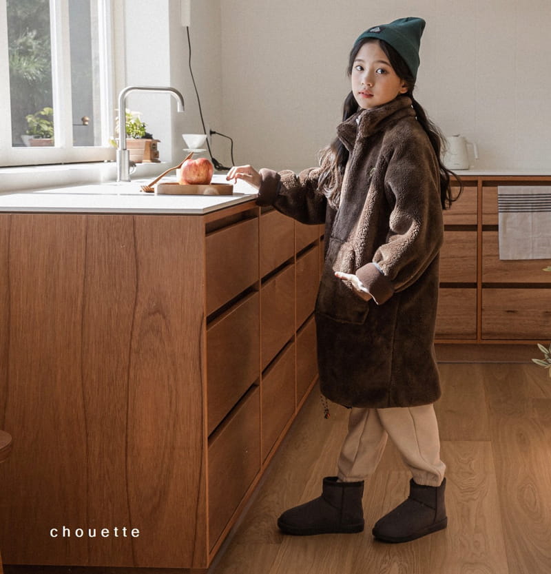 CHOUETTE - Korean Children Fashion - #Kfashion4kids - Teddy Pleats Long Jumper - 10