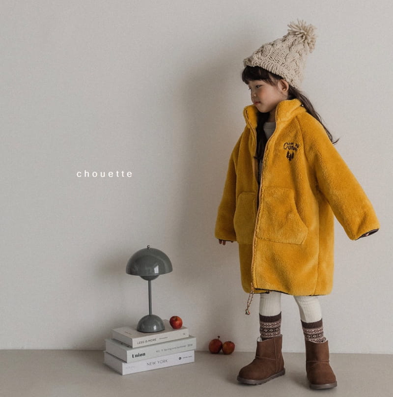 CHOUETTE - Korean Children Fashion - #Kfashion4kids - Teddy Pleats Long Jumper - 2