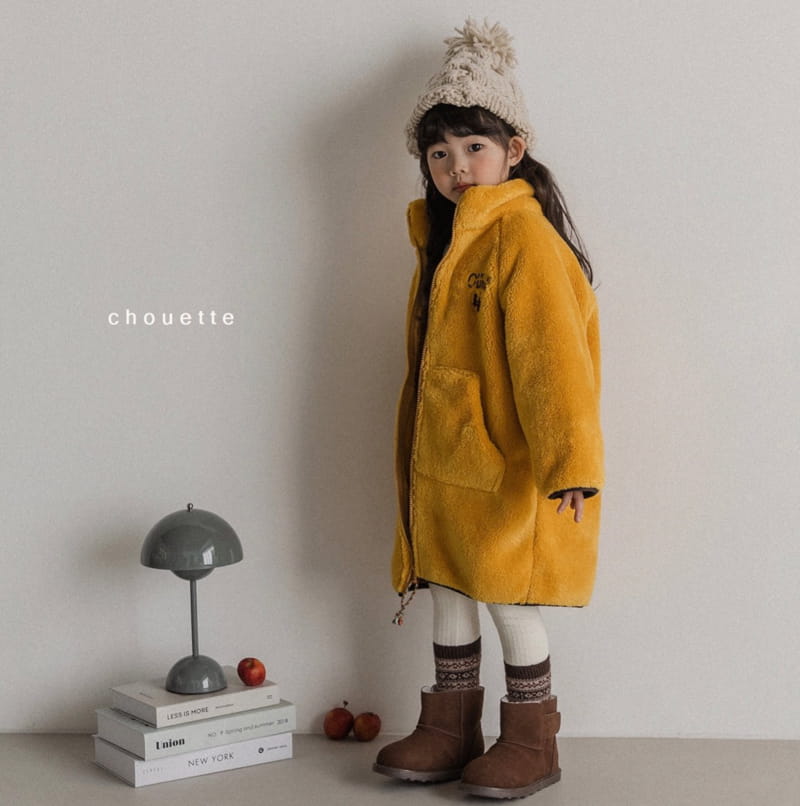 CHOUETTE - Korean Children Fashion - #Kfashion4kids - Teddy Pleats Long Jumper - 3