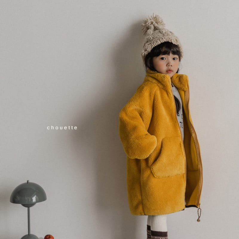 CHOUETTE - Korean Children Fashion - #Kfashion4kids - Teddy Pleats Long Jumper - 5