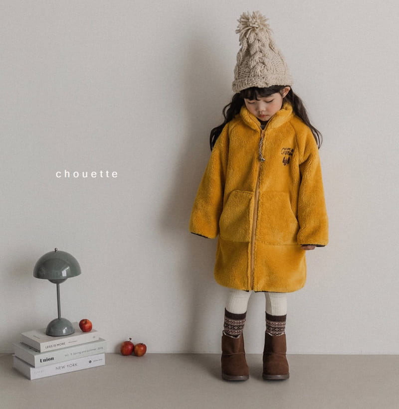 CHOUETTE - Korean Children Fashion - #Kfashion4kids - Teddy Pleats Long Jumper - 8