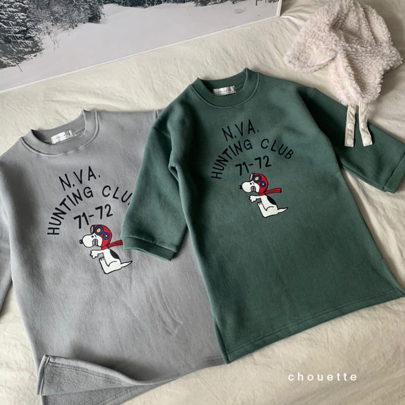 CHOUETTE - Korean Children Fashion - #Kfashion4kids - Snoopy Hunting One-piece - 12