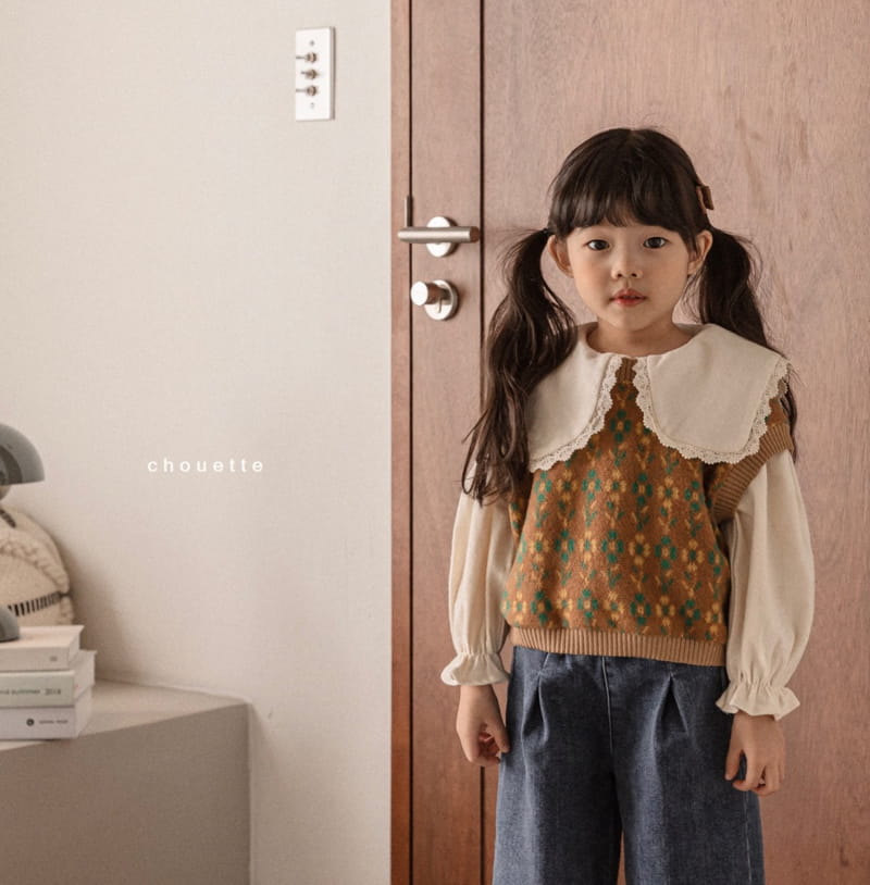 CHOUETTE - Korean Children Fashion - #Kfashion4kids - Jacquard Fleece Vest