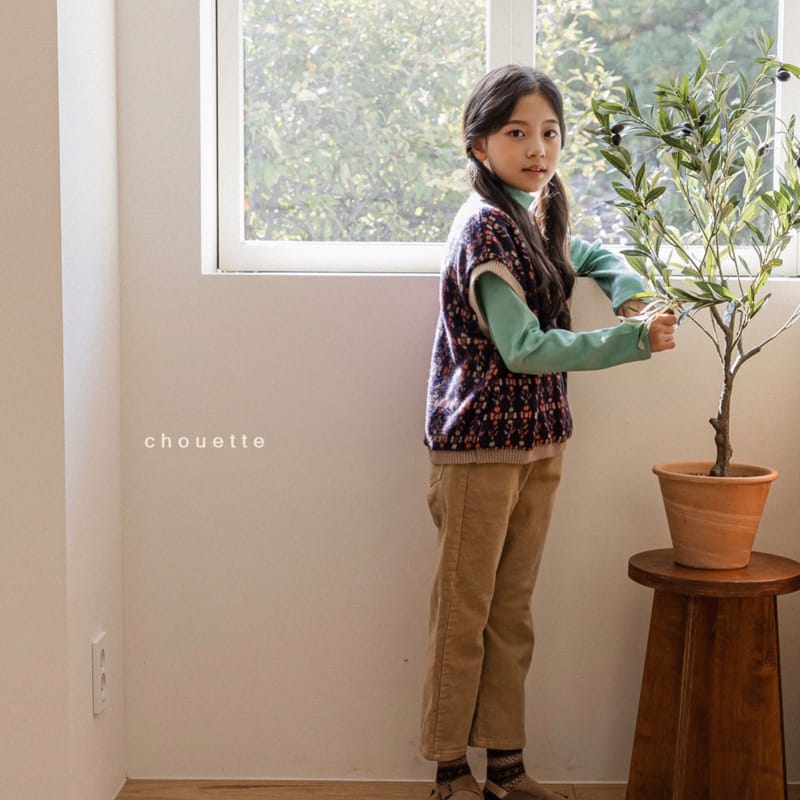 CHOUETTE - Korean Children Fashion - #Kfashion4kids - Jacquard Fleece Vest - 10