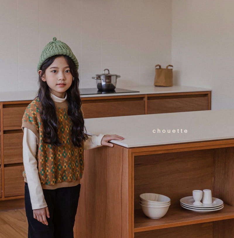 CHOUETTE - Korean Children Fashion - #Kfashion4kids - Jacquard Fleece Vest - 8