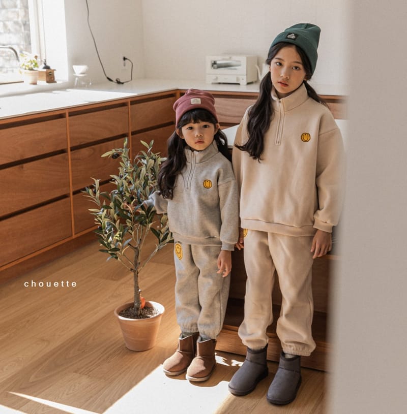 CHOUETTE - Korean Children Fashion - #Kfashion4kids - Smile Jogger Pants - 4