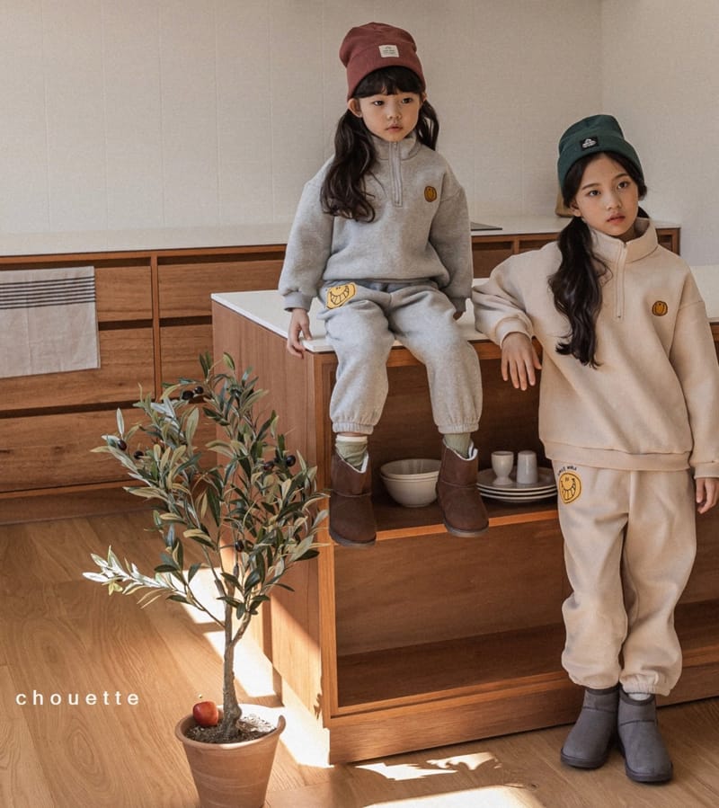 CHOUETTE - Korean Children Fashion - #Kfashion4kids - Smile Jogger Pants - 5