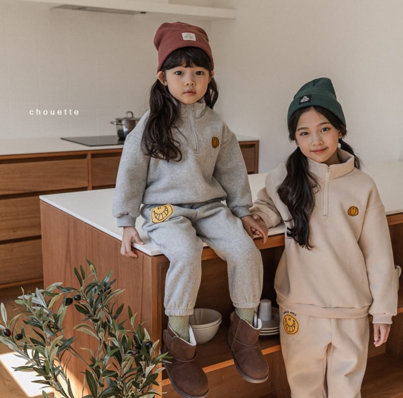 CHOUETTE - Korean Children Fashion - #Kfashion4kids - Smile Jogger Pants - 6