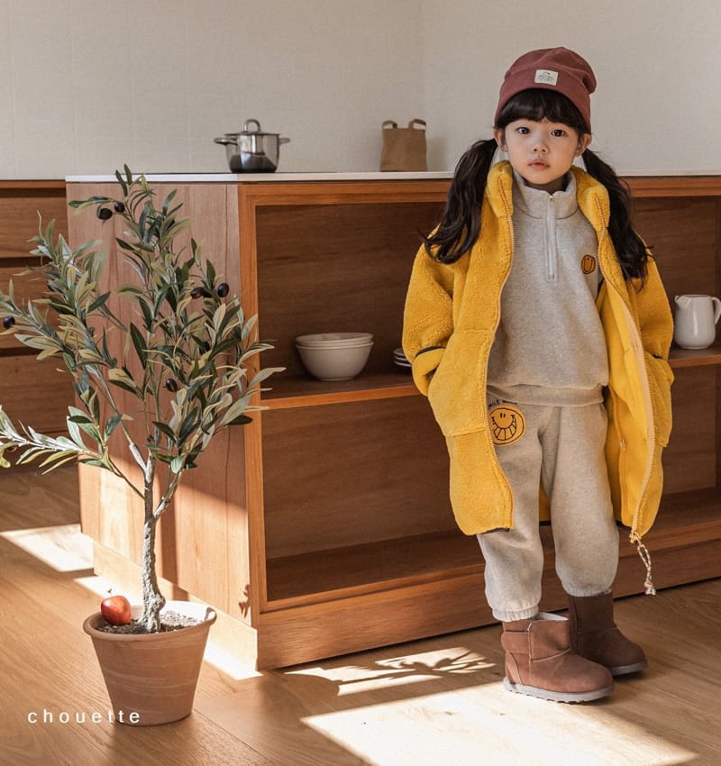 CHOUETTE - Korean Children Fashion - #Kfashion4kids - Smile Jogger Pants - 7