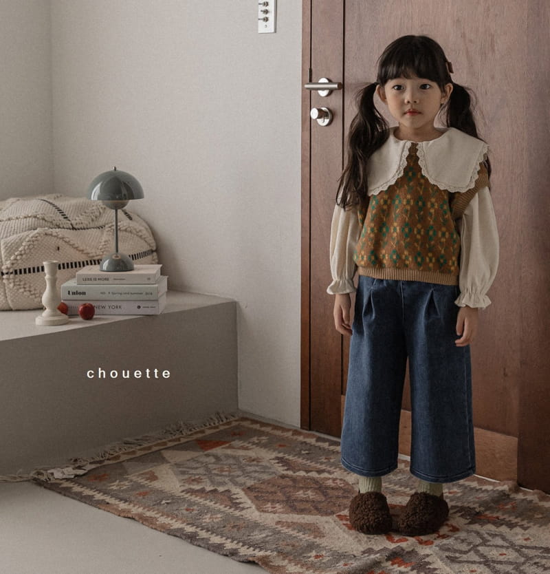 CHOUETTE - Korean Children Fashion - #Kfashion4kids - Fleece Wrinkle Jeans - 4