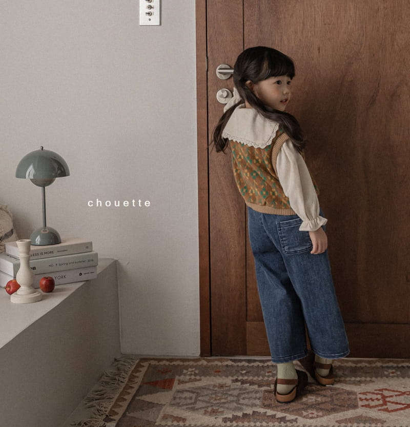 CHOUETTE - Korean Children Fashion - #Kfashion4kids - Fleece Wrinkle Jeans - 5