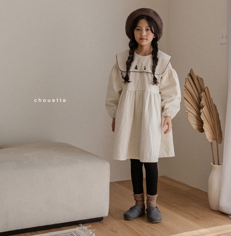CHOUETTE - Korean Children Fashion - #Kfashion4kids - Tree Embroidery One-piece - 10