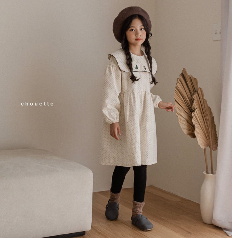 CHOUETTE - Korean Children Fashion - #Kfashion4kids - Tree Embroidery One-piece - 11