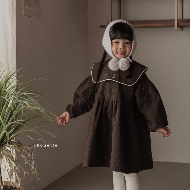 CHOUETTE - Korean Children Fashion - #Kfashion4kids - Tree Embroidery One-piece - 6
