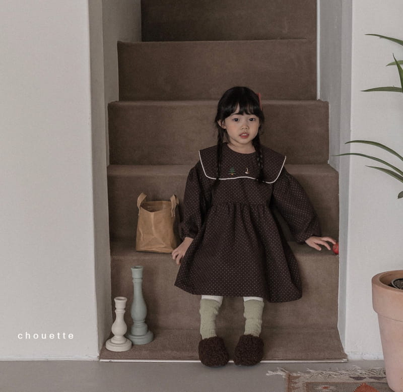 CHOUETTE - Korean Children Fashion - #Kfashion4kids - Tree Embroidery One-piece - 8