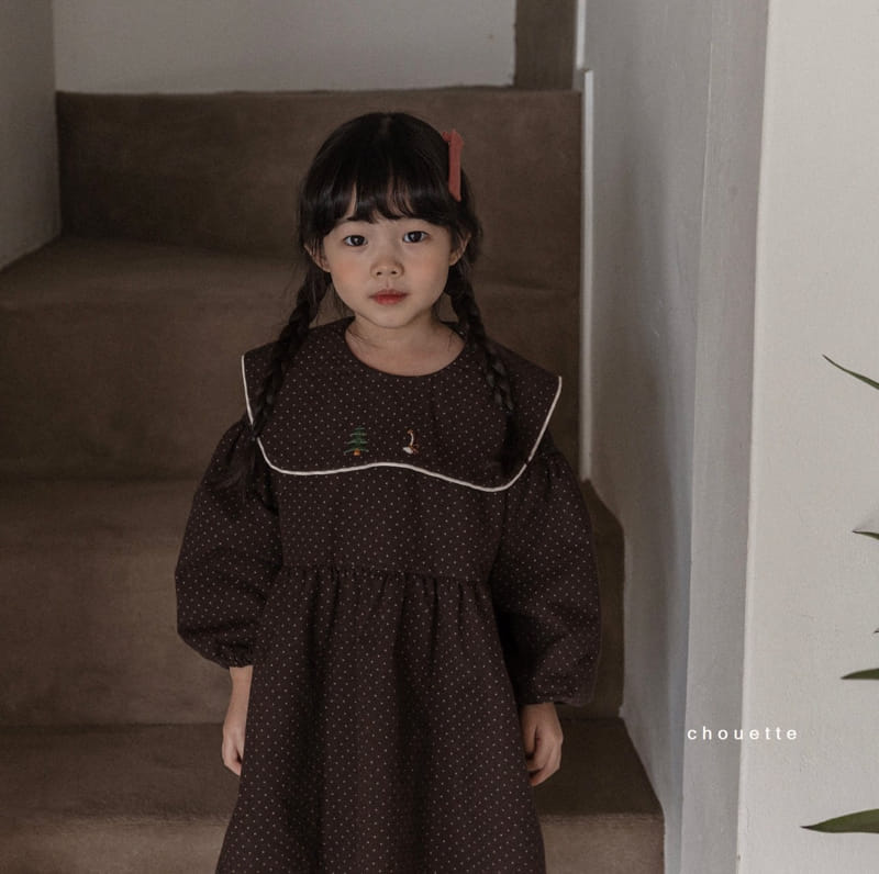 CHOUETTE - Korean Children Fashion - #Kfashion4kids - Tree Embroidery One-piece - 9