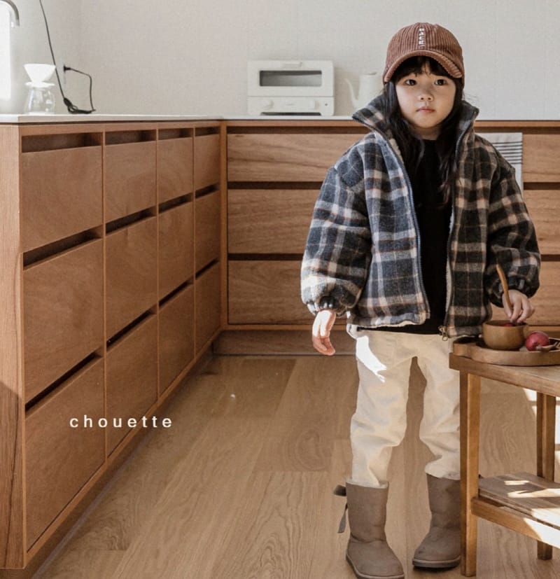 CHOUETTE - Korean Children Fashion - #Kfashion4kids - Hailey Check Jumper 
