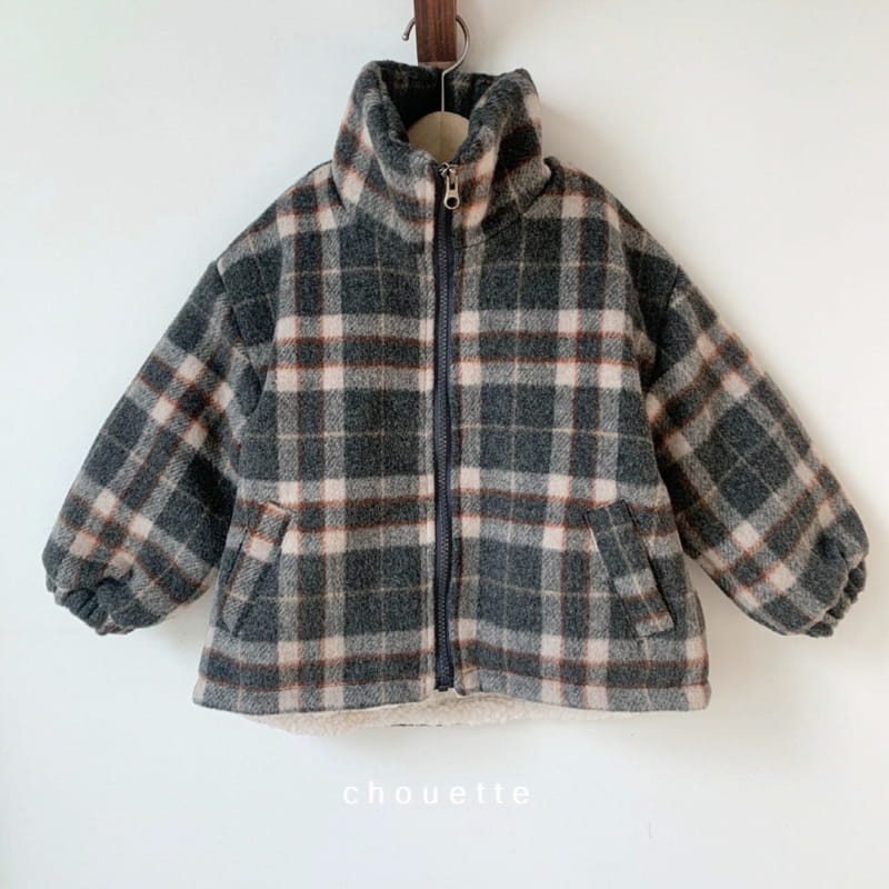 CHOUETTE - Korean Children Fashion - #Kfashion4kids - Hailey Check Jumper  - 11