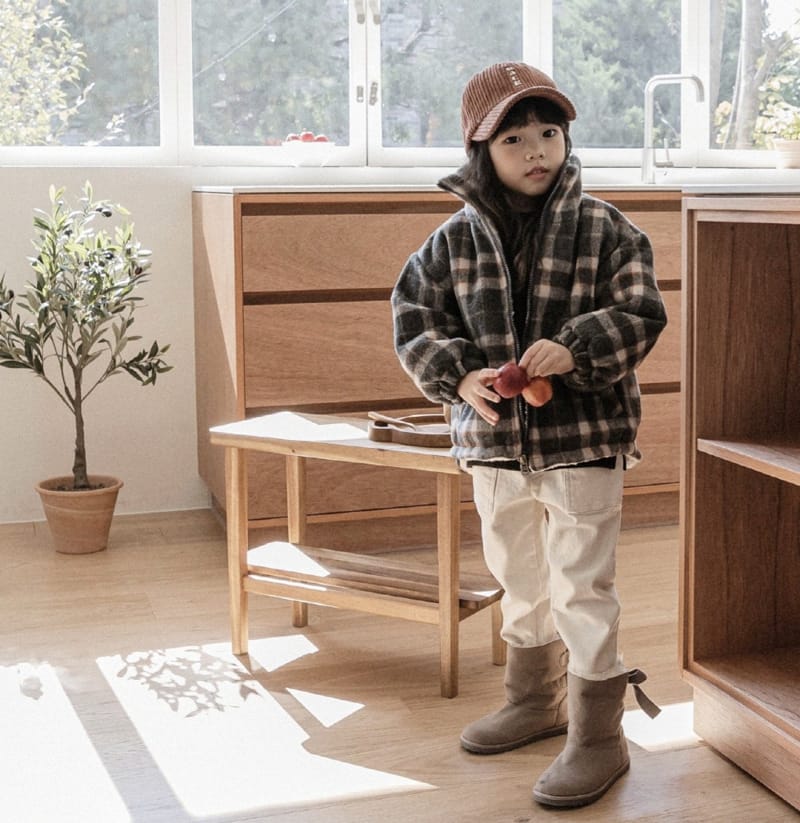 CHOUETTE - Korean Children Fashion - #Kfashion4kids - Hailey Check Jumper  - 5