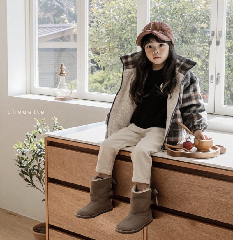 CHOUETTE - Korean Children Fashion - #Kfashion4kids - Hailey Check Jumper  - 7
