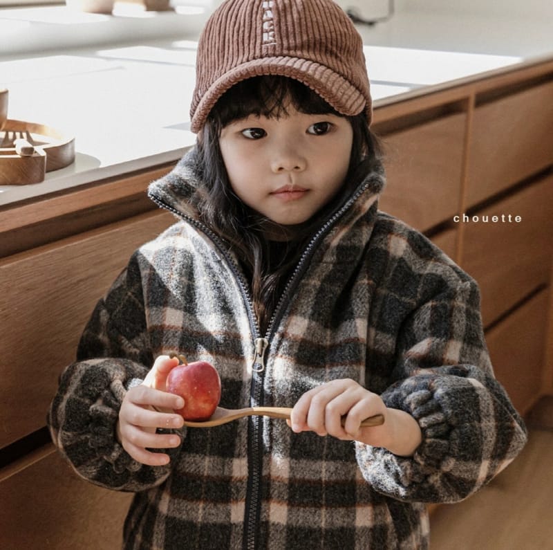 CHOUETTE - Korean Children Fashion - #Kfashion4kids - Hailey Check Jumper  - 9