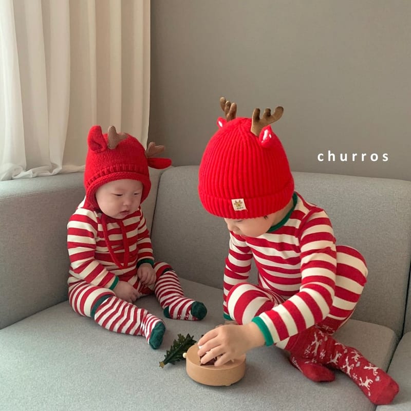 CHURROS - Korean Children Fashion - #Kfashion4kids - Rudolf Beanie - 9