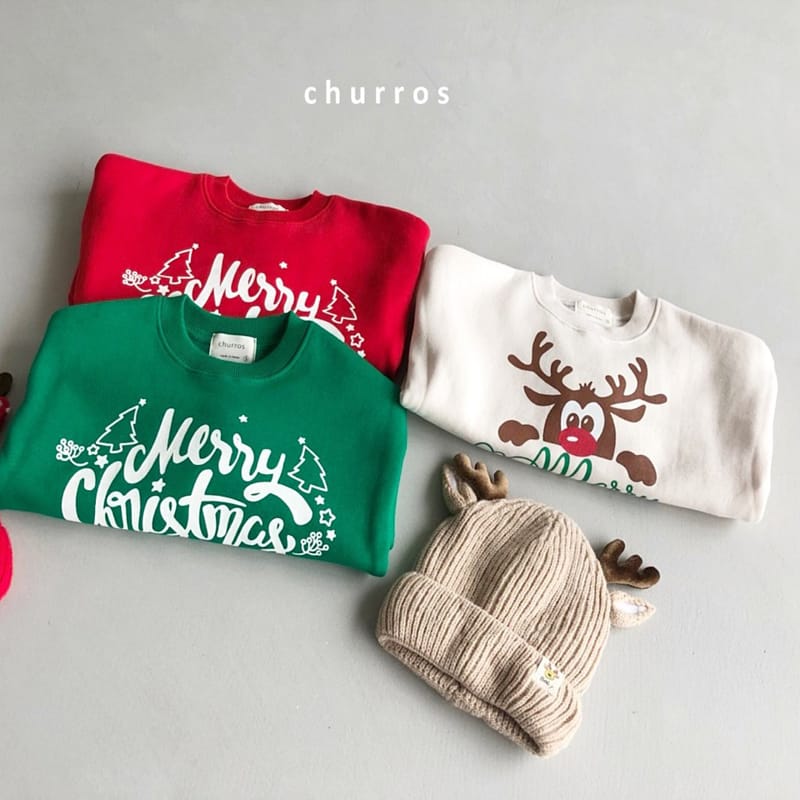 CHURROS - Korean Children Fashion - #Kfashion4kids - Merry Christmas Sweatshirt - 11
