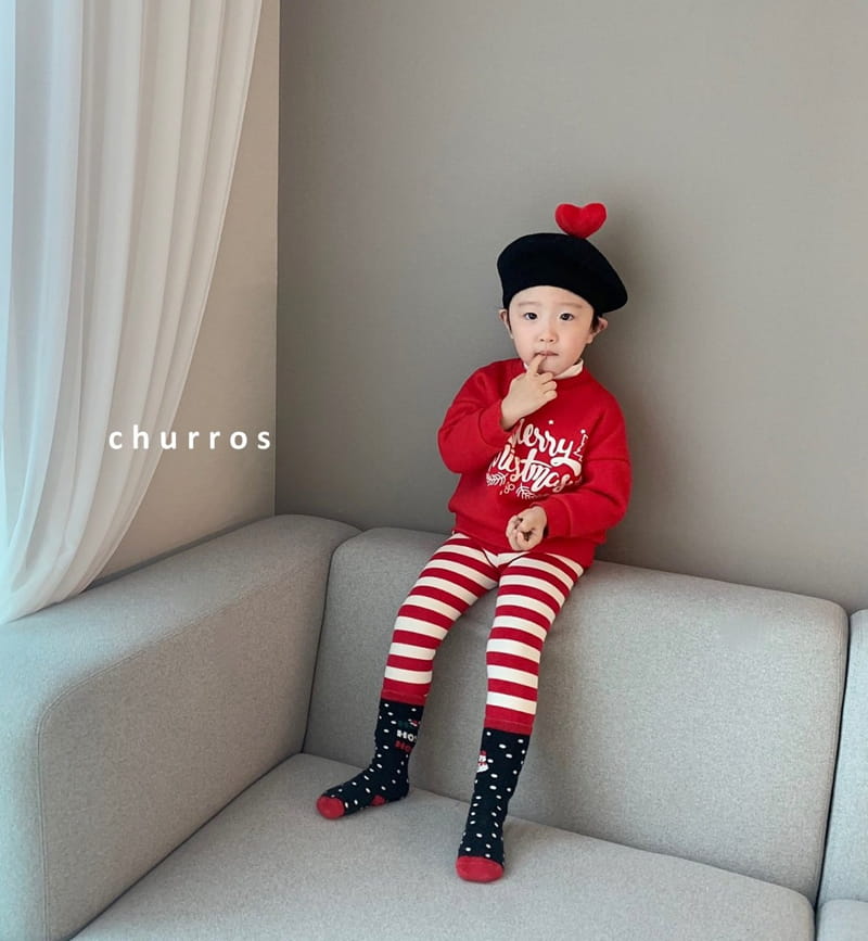 CHURROS - Korean Children Fashion - #Kfashion4kids - Merry Christmas Sweatshirt - 3
