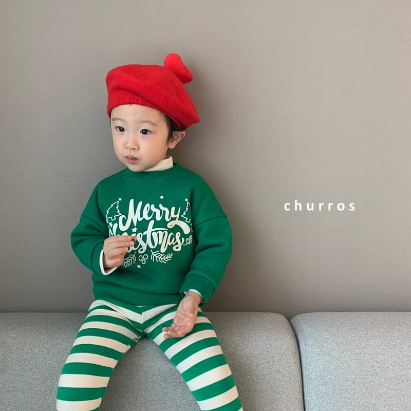 CHURROS - Korean Children Fashion - #Kfashion4kids - Merry Christmas Sweatshirt - 4