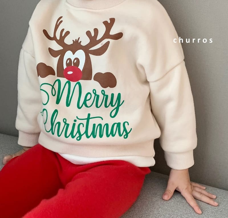 CHURROS - Korean Children Fashion - #Kfashion4kids - Merry Christmas Sweatshirt - 6