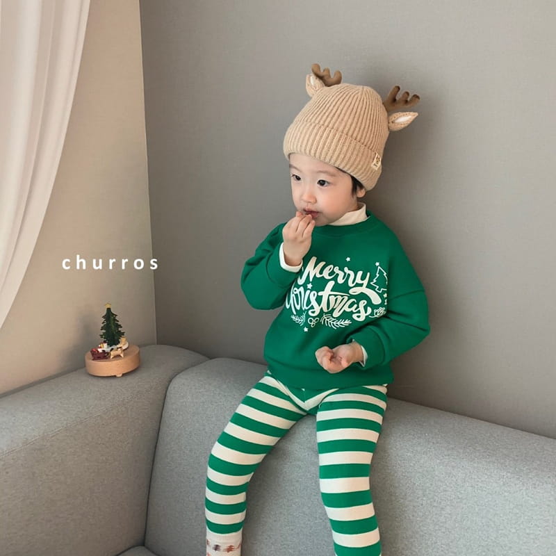 CHURROS - Korean Children Fashion - #Kfashion4kids - Merry Christmas Sweatshirt - 7