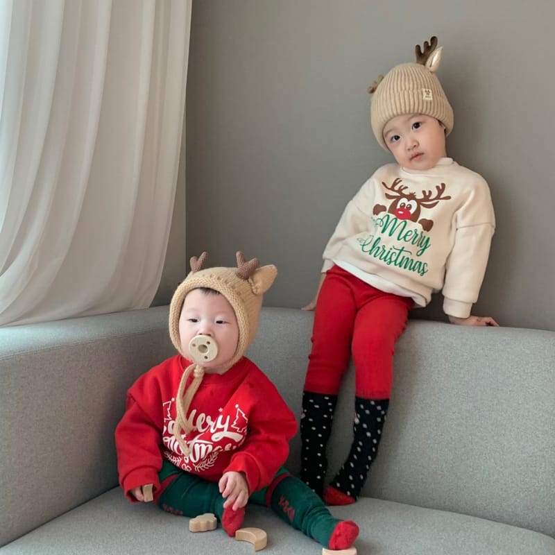 CHURROS - Korean Children Fashion - #Kfashion4kids - Merry Christmas Sweatshirt - 8