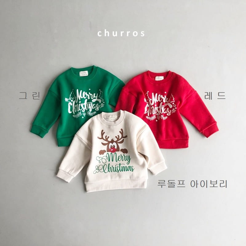 CHURROS - Korean Children Fashion - #Kfashion4kids - Merry Christmas Sweatshirt - 9