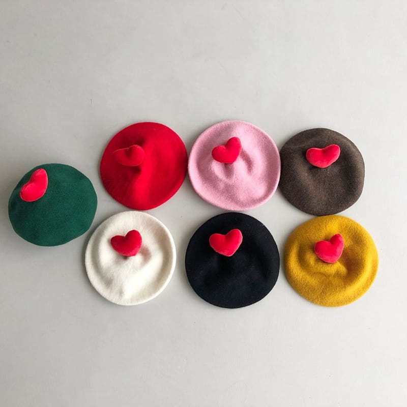 CHURROS - Korean Children Fashion - #Kfashion4kids - Hear Beret Hat