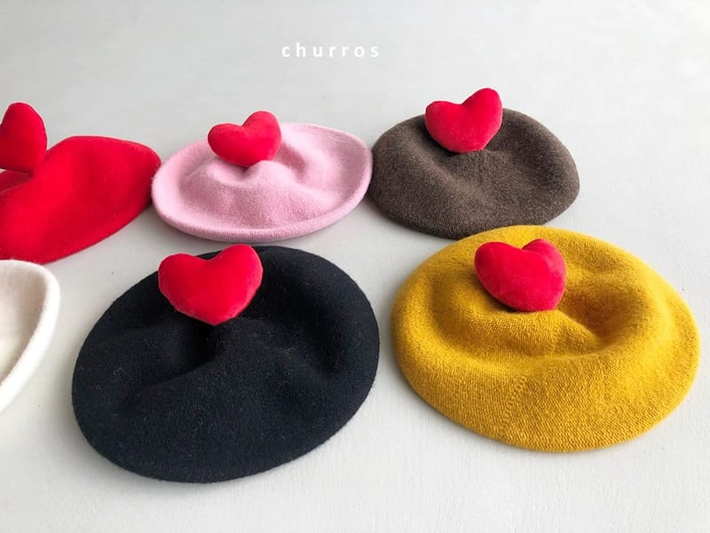CHURROS - Korean Children Fashion - #Kfashion4kids - Hear Beret Hat - 10