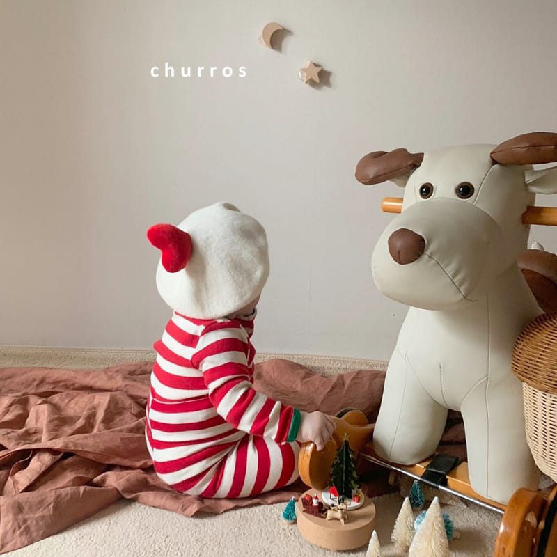 CHURROS - Korean Children Fashion - #Kfashion4kids - Hear Beret Hat - 5