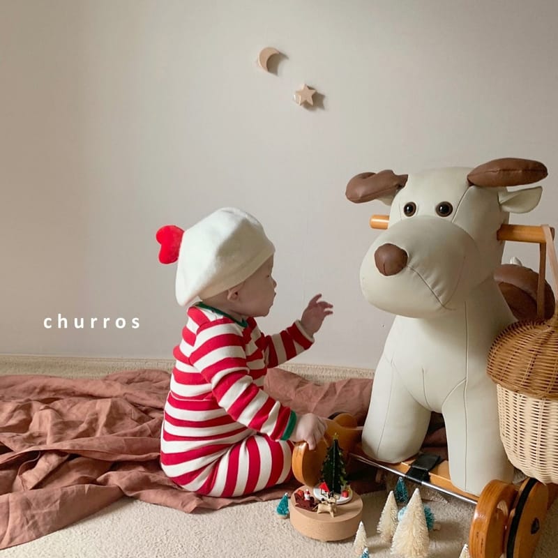 CHURROS - Korean Children Fashion - #Kfashion4kids - Hear Beret Hat - 6