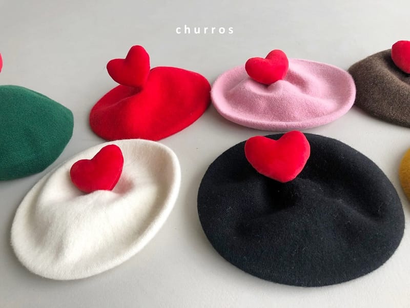 CHURROS - Korean Children Fashion - #Kfashion4kids - Hear Beret Hat - 9