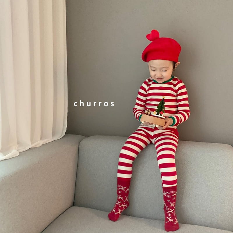 CHURROS - Korean Children Fashion - #Kfashion4kids - Christmas Socks [set of 2] - 3