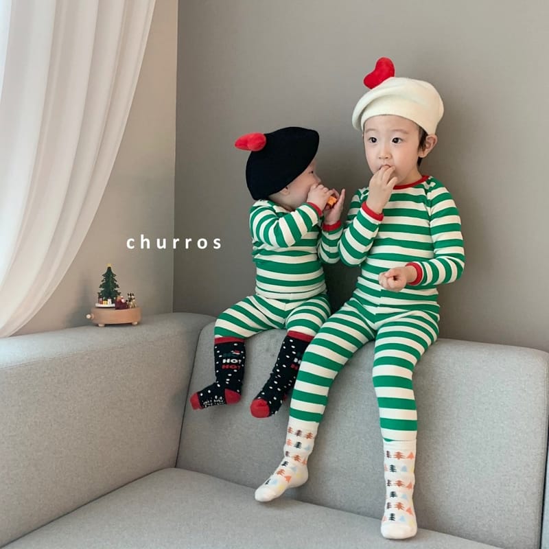 CHURROS - Korean Children Fashion - #Kfashion4kids - Stripes Easywear - 10