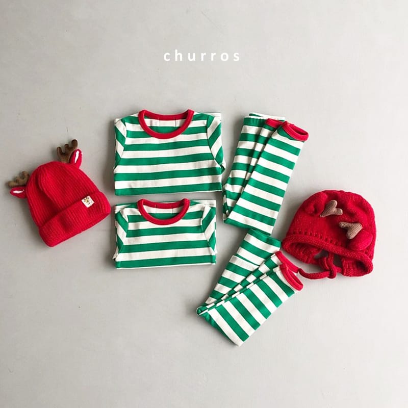 CHURROS - Korean Children Fashion - #Kfashion4kids - Stripes Easywear - 12