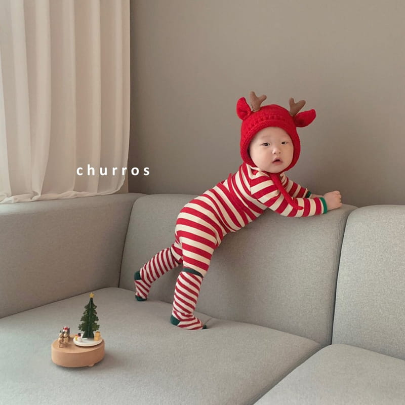 CHURROS - Korean Children Fashion - #Kfashion4kids - Stripes Easywear - 3