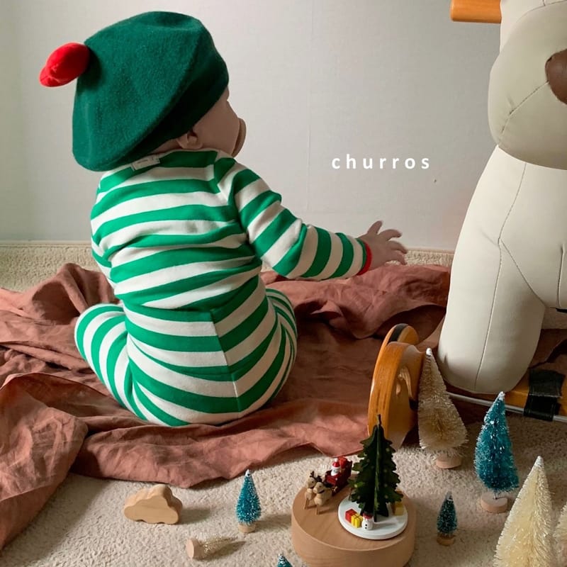 CHURROS - Korean Children Fashion - #Kfashion4kids - Stripes Easywear - 9