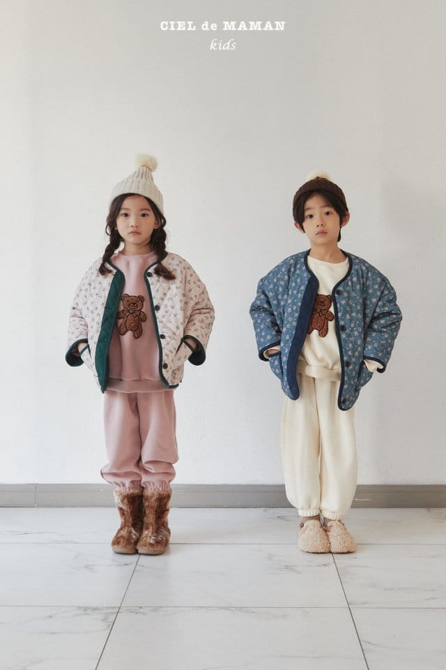 CIEL DE MAMAN - Korean Children Fashion - #Kfashion4kids - Flower Warm Jumper - 4