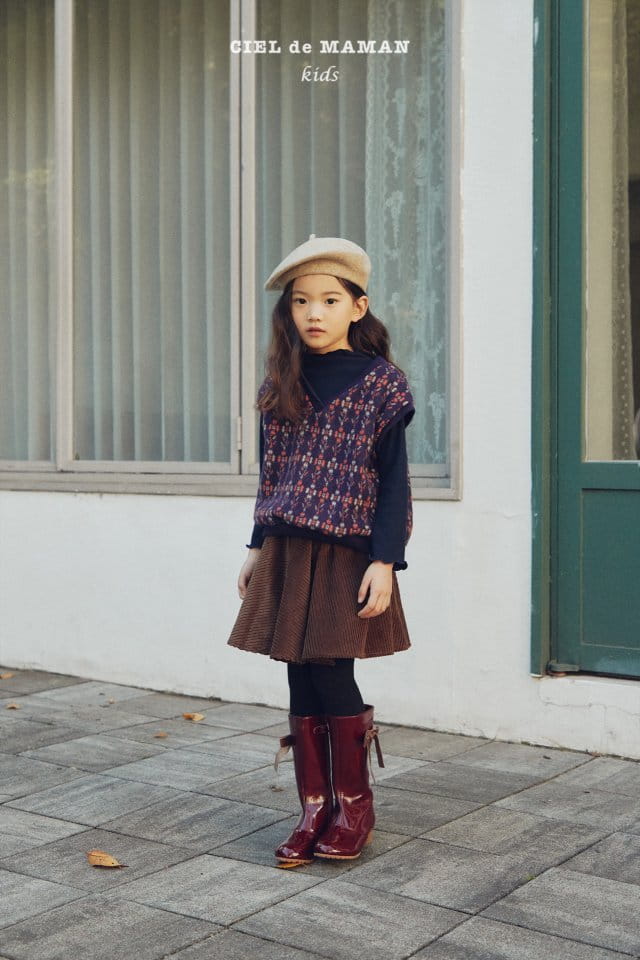 CIEL DE MAMAN - Korean Children Fashion - #Kfashion4kids - Coach Skirt