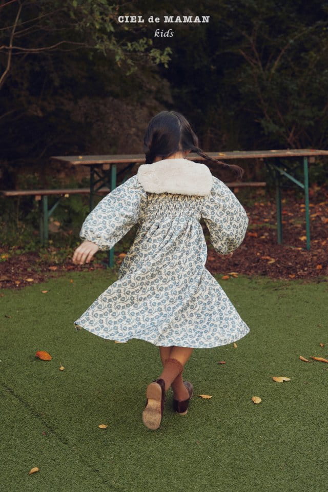 CIEL DE MAMAN - Korean Children Fashion - #Kfashion4kids - Heidi Smocked One-piece - 2