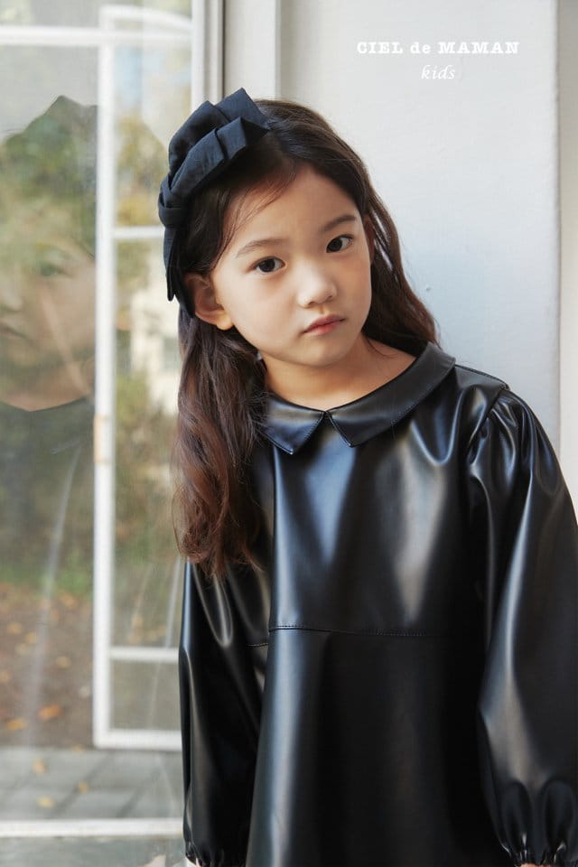 CIEL DE MAMAN - Korean Children Fashion - #Kfashion4kids - Leather Mini One-piece - 7